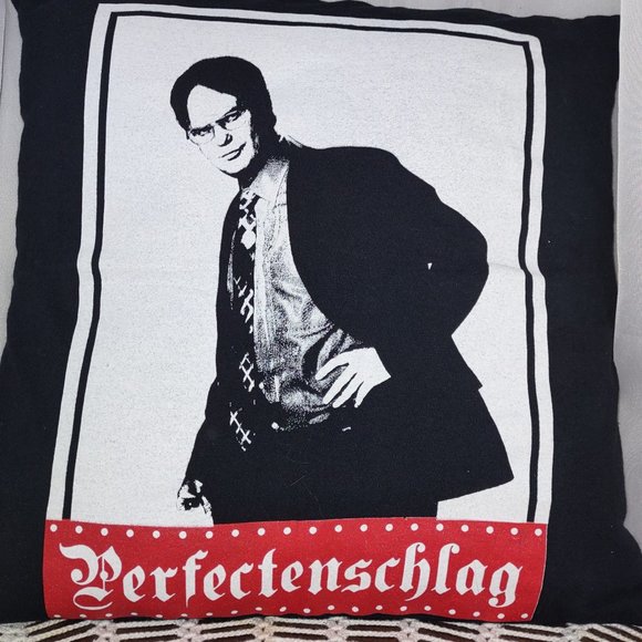 Rag Frog Revival Throw pillow cover Upcycled from a t-shirt size 12"x12" - Picture 4 of 4